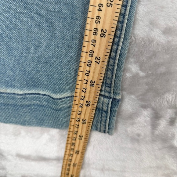 Faherty Brand Jeans Wide Leg Light Wash Denim Pants Women Size 29 - Picture 6 of 13